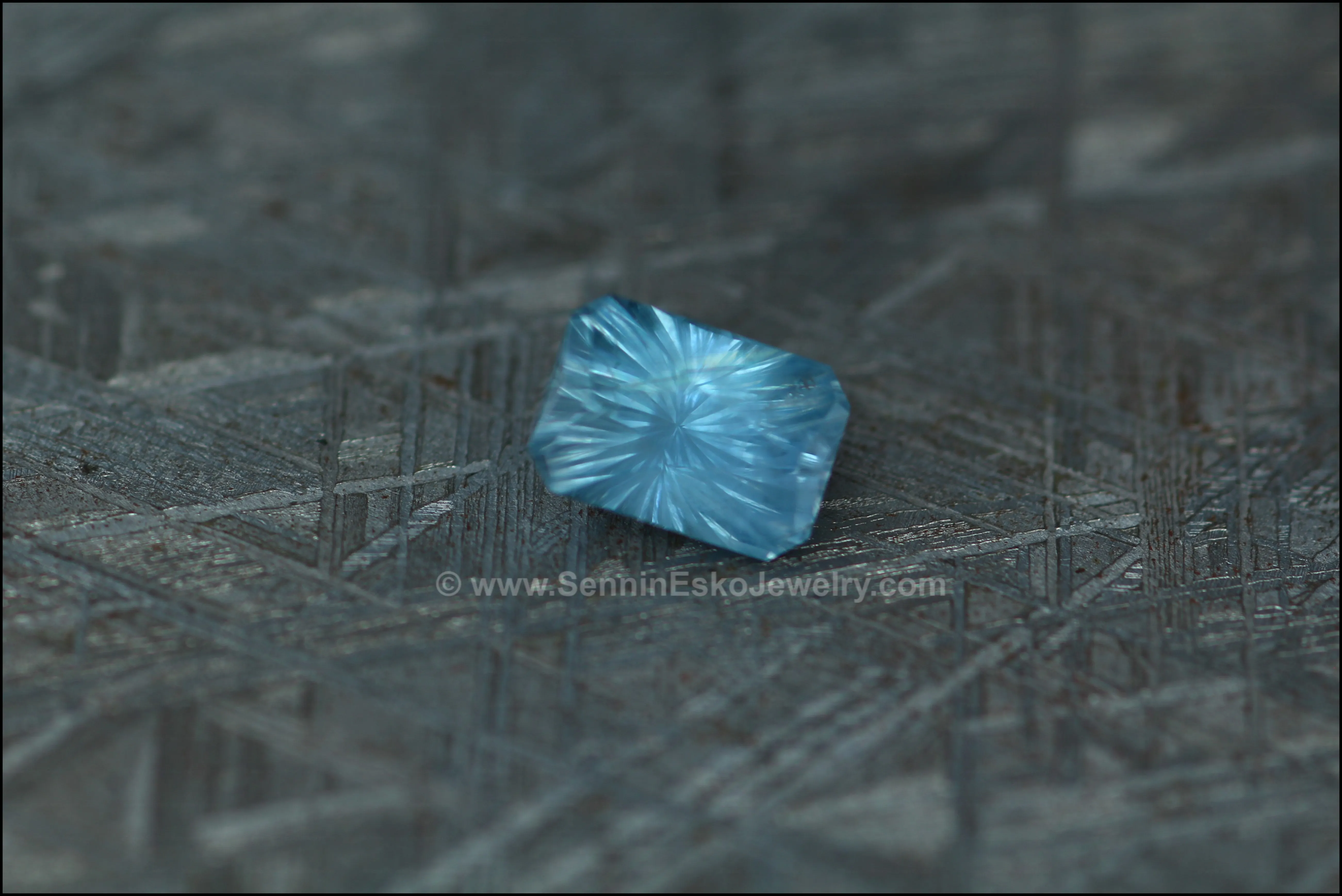 2.6ct Light Teal Montana Sapphire Octagon - 8.6x5.9mm