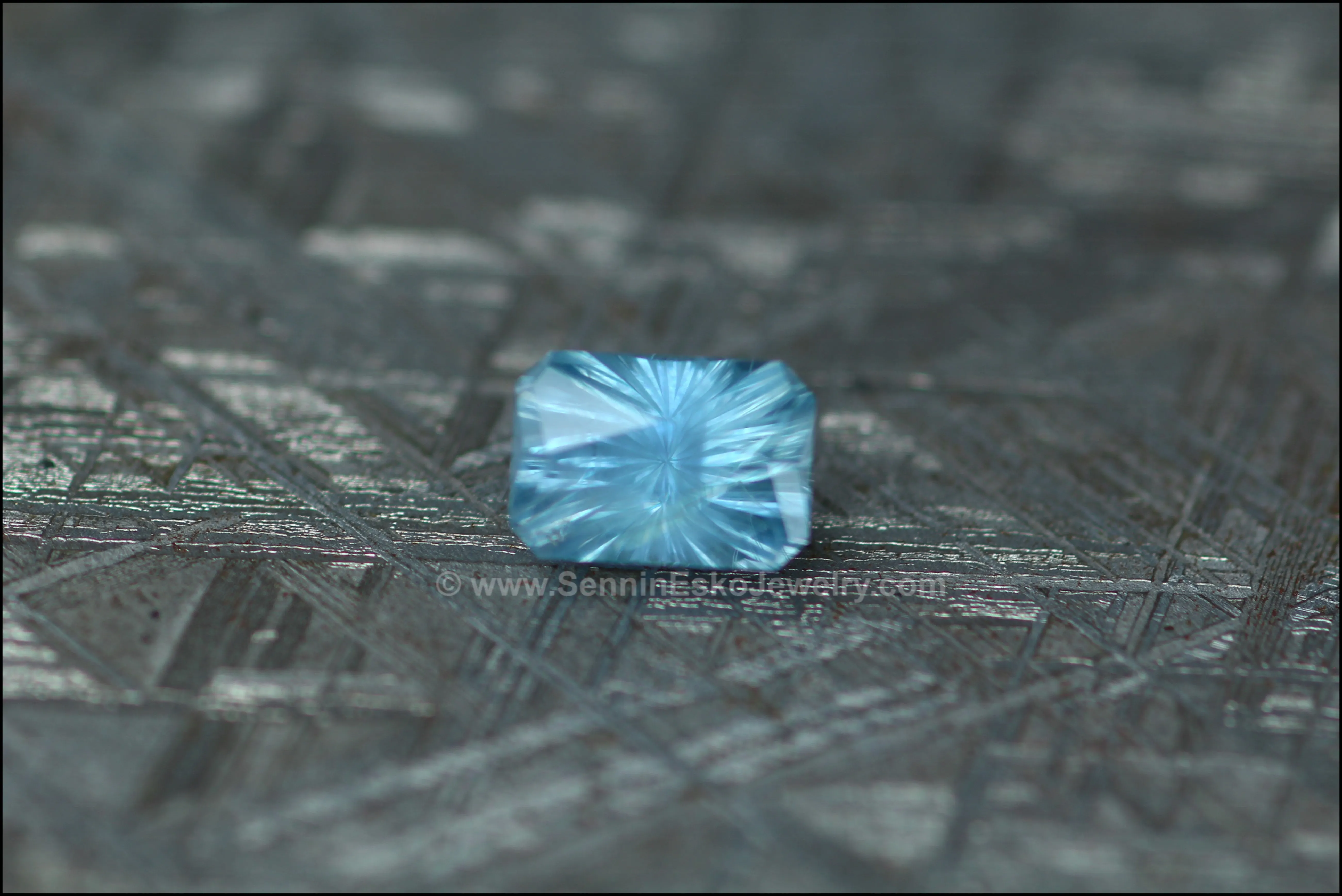2.6ct Light Teal Montana Sapphire Octagon - 8.6x5.9mm
