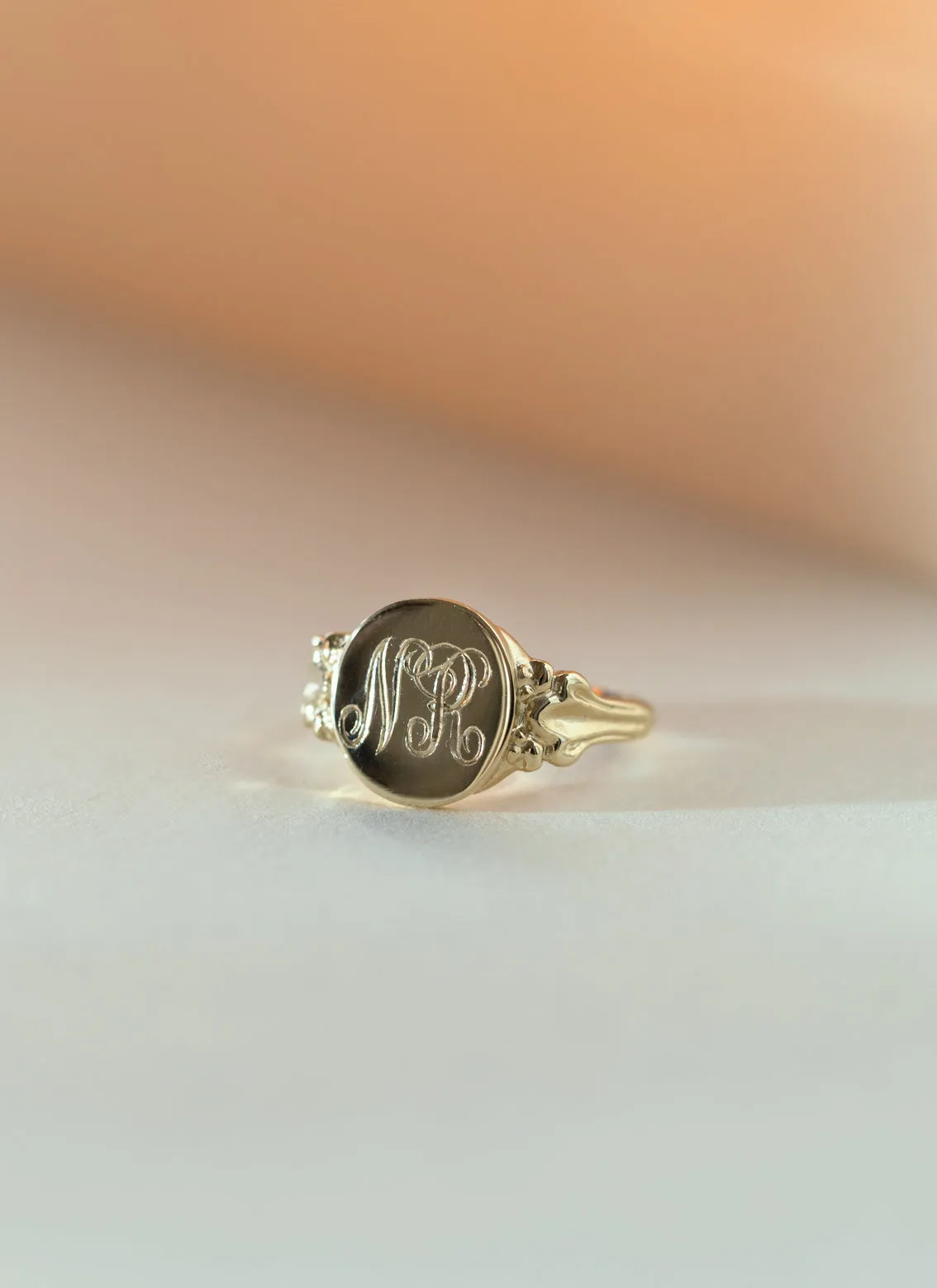 Dani signet ring 14k gold