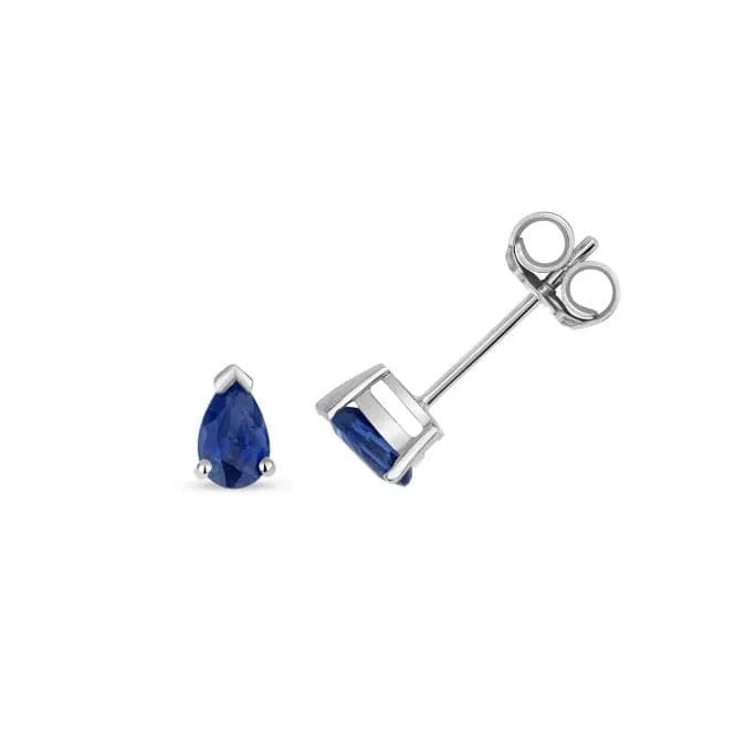 Sapphire Claw Set Stud Earrings ED244WS