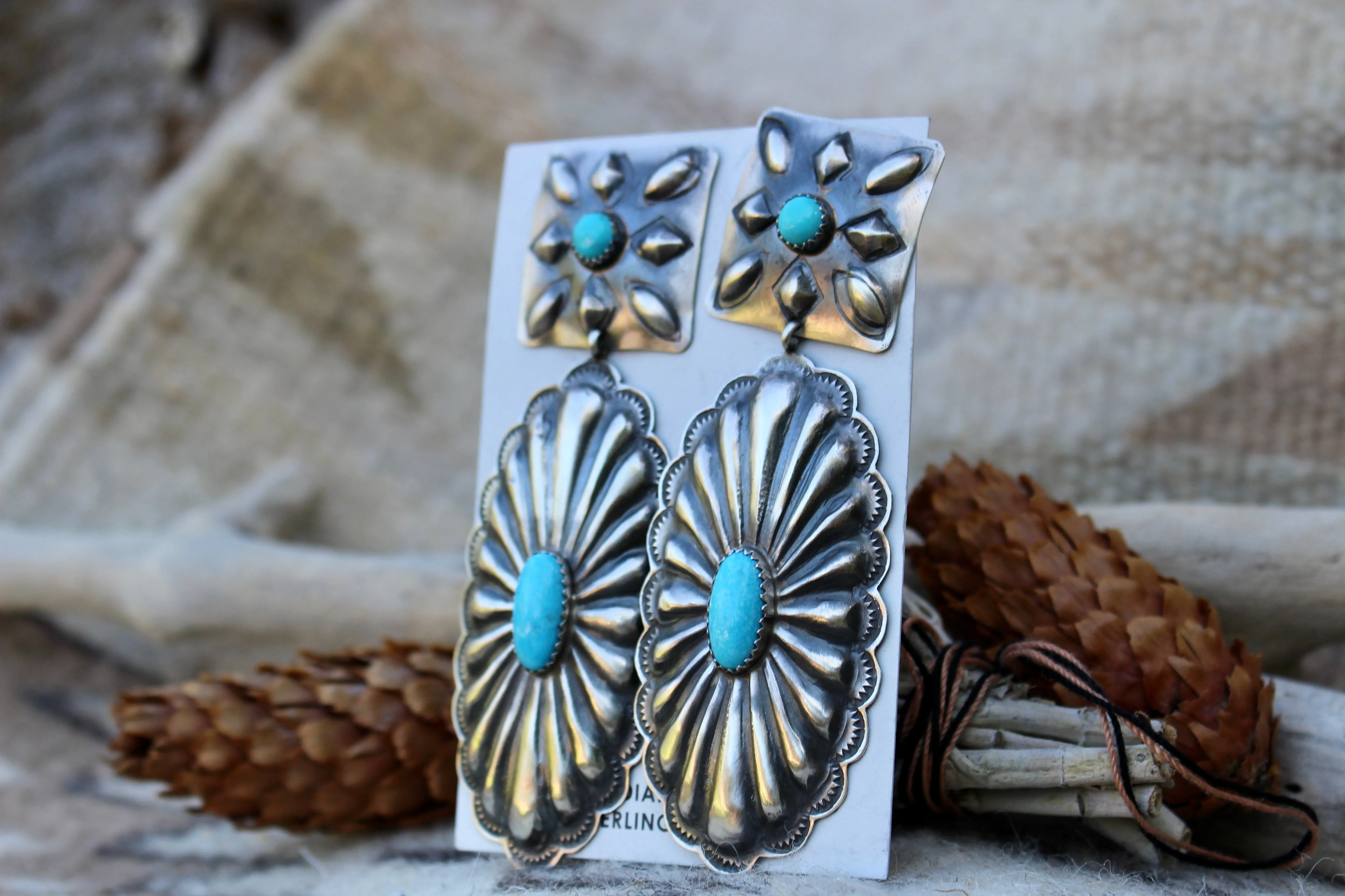Turquoise Rain Earrings