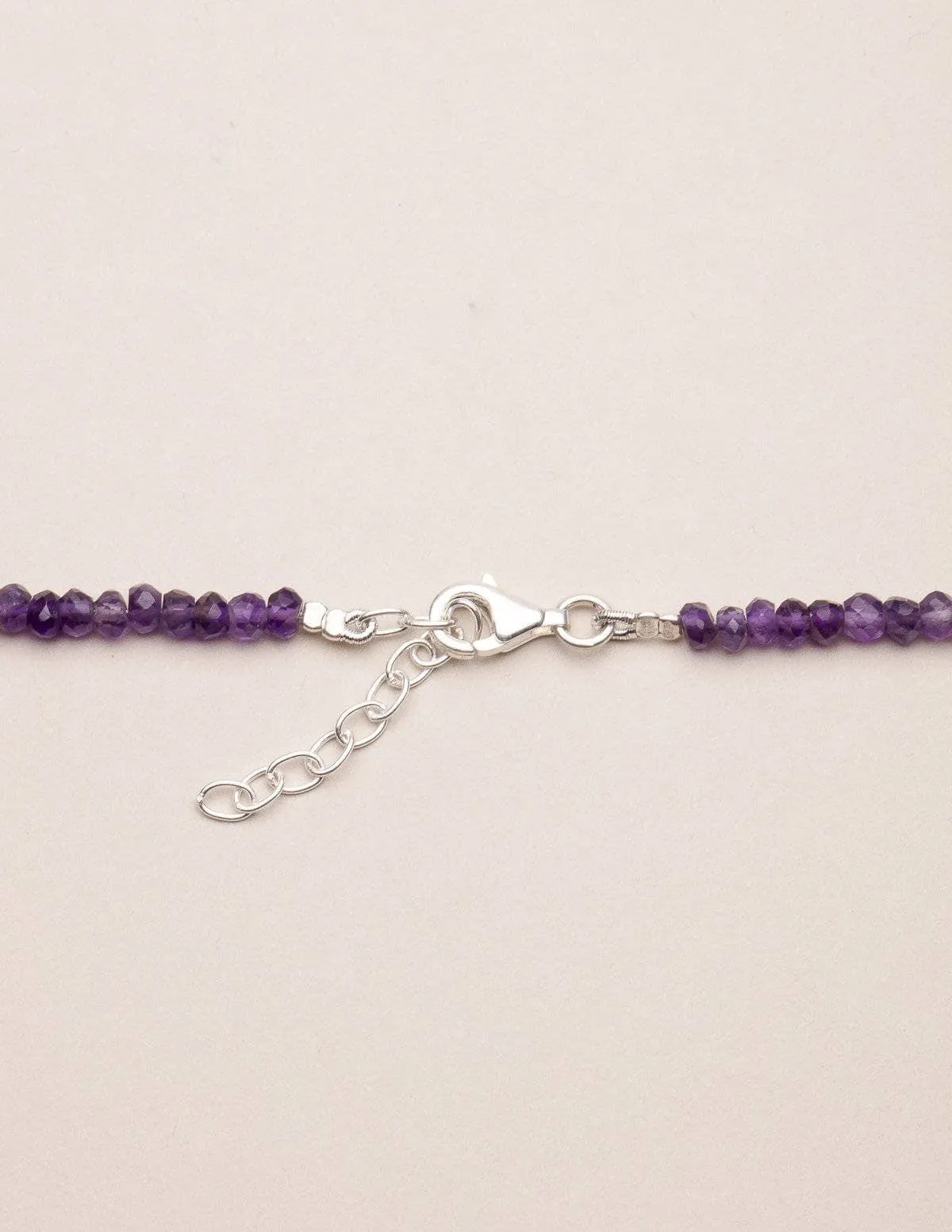 Vintage Amethyst Beaded Necklace - One of a Kind